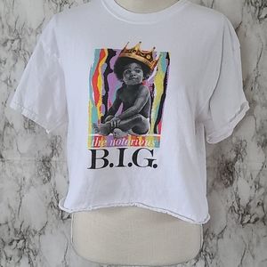 Notorious B.I.G. crop top size large